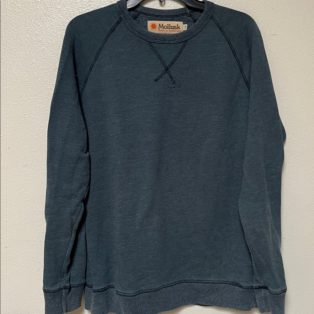 Mollusk Men's Teal Sweatshirt